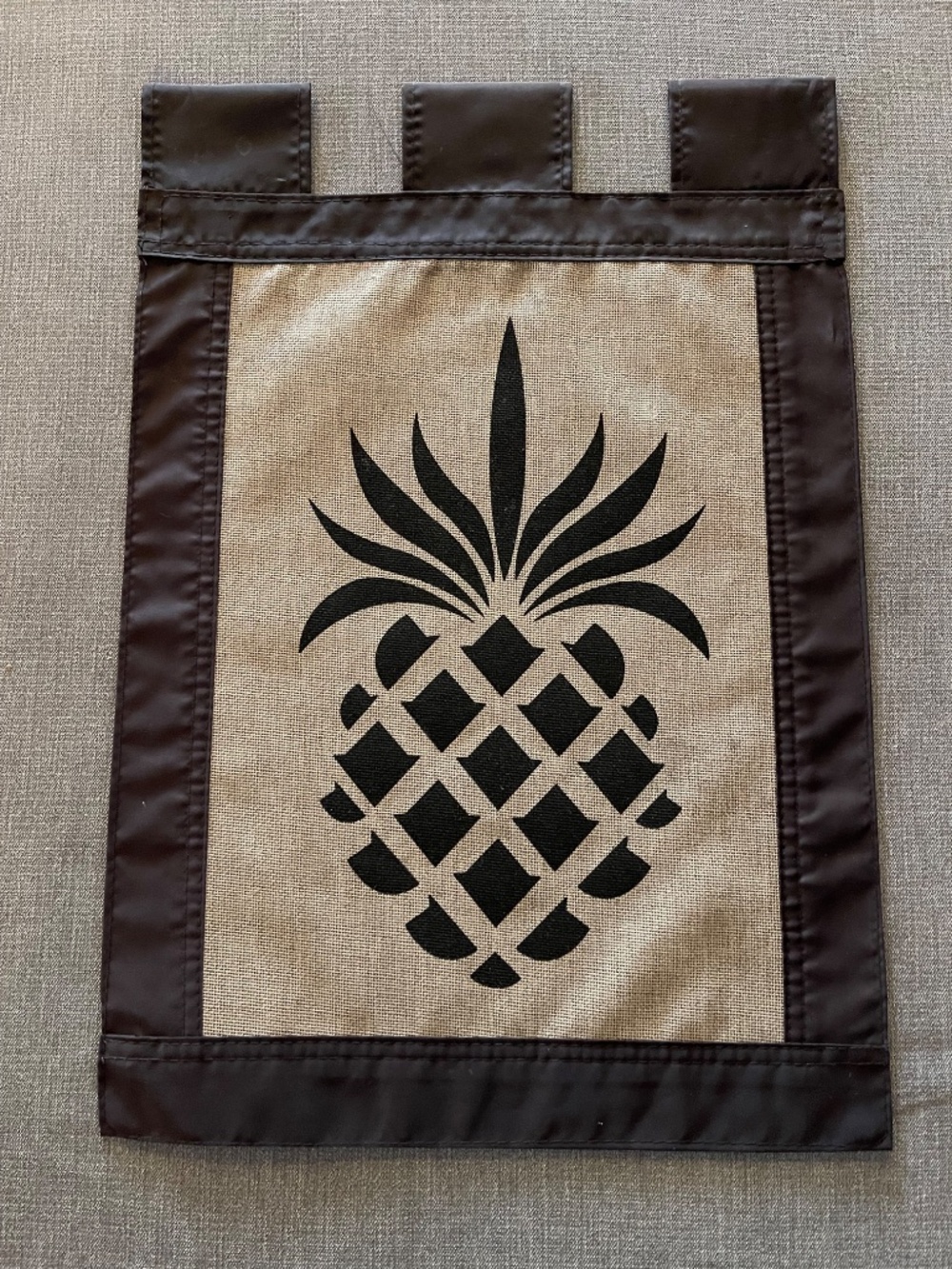 Lot of 3 NEW Double Sided Pineapple Garden Flags - Picture 7 of 9